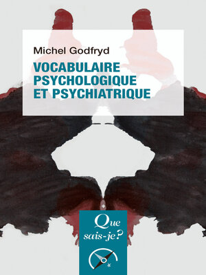 cover image of Vocabulaire psychologique et psychiatrique